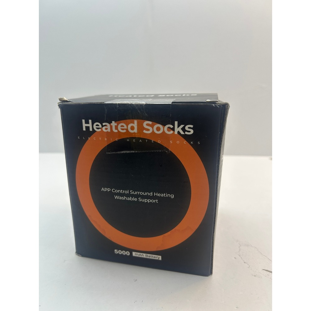 Rechargeable Heated Socks Unisex One Size Black